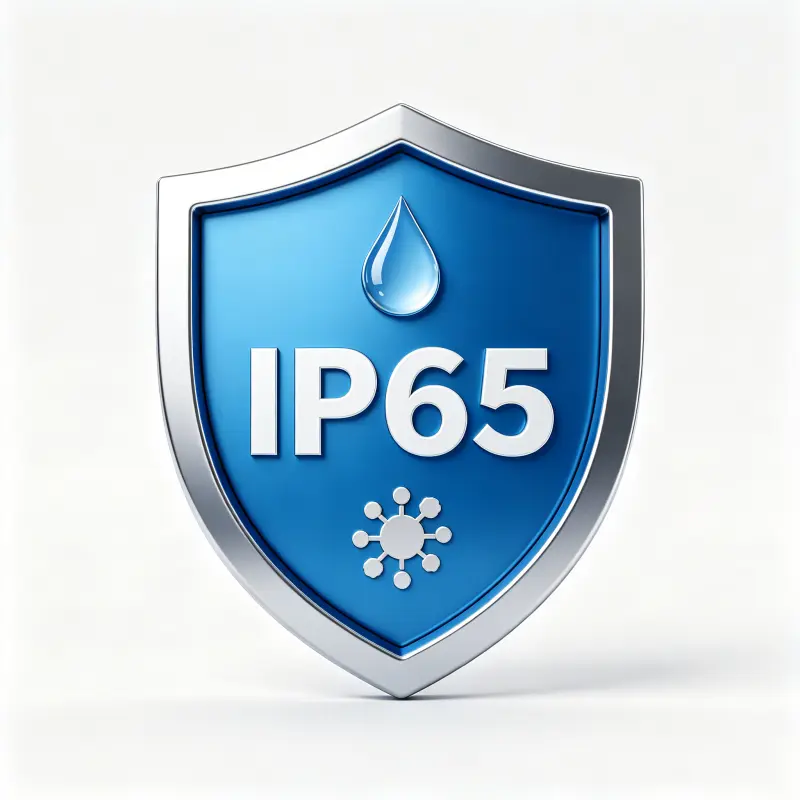 IP65 Ingress Protection Rating Dust and Water Jet Proof
